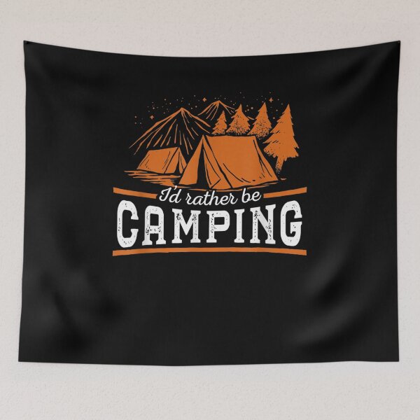 Item preview, Outdoors Hiking I'd Rather Be Camping  designed and sold by bar0zysbertha.