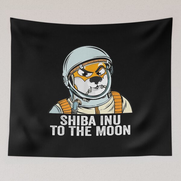 Item preview,  Token Hodl Shiba Inu Moon Leash designed and sold by bessiey23.