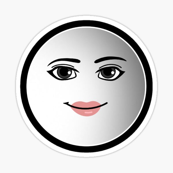 Roblox Woman Face Sticker