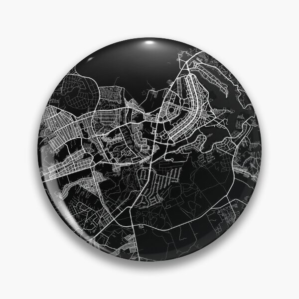 Item preview, Brasilia City Map of Brazil - Full Moon designed and sold by deMAP.
