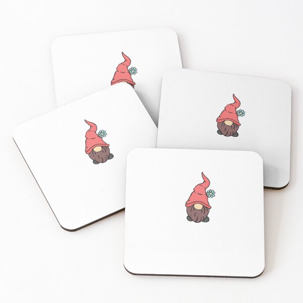 Item preview, little gnome with flower designed and sold by ShopCaroDesigns.