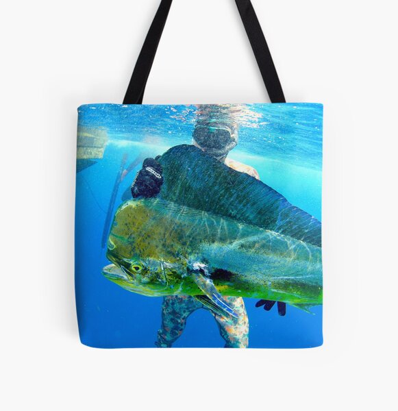Spearfishing wahoo Tote Bag for Sale by tajart