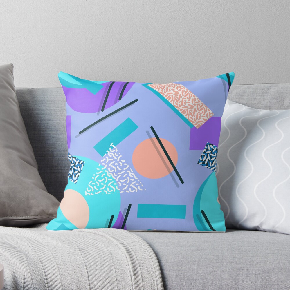 Memphis candy. Throw Pillow