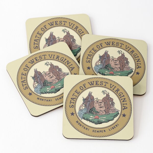 Item preview, Cryptid State Seal of West Virginia designed and sold by Egertron.