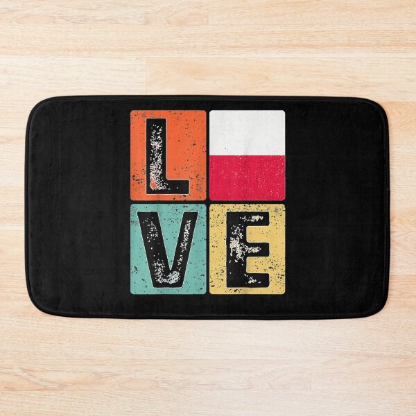 Item preview, Vintage Retro I Love Poland Flag For Polish Pride Gift  designed and sold by bar0zysbertha.