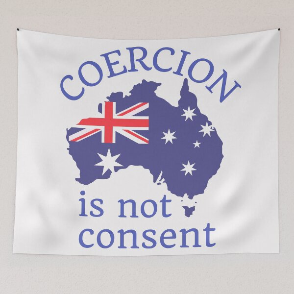 Item preview, Coercion is not consent designed and sold by Auntieck.