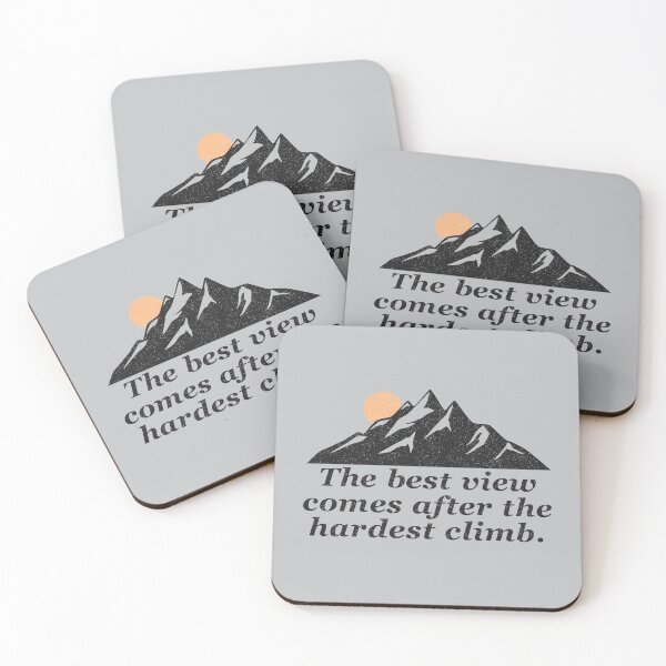 Item preview, The Best View Comes After the Hardest Climb designed and sold by FiaFiaPress.
