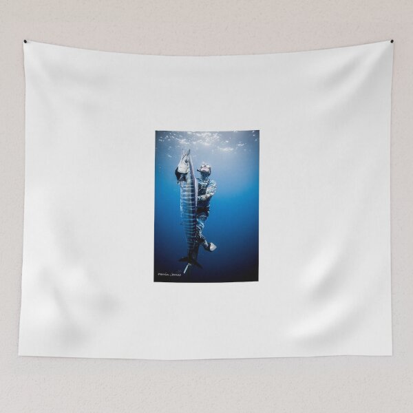 Item preview, Spearfishing wahoo designed and sold by tajart.