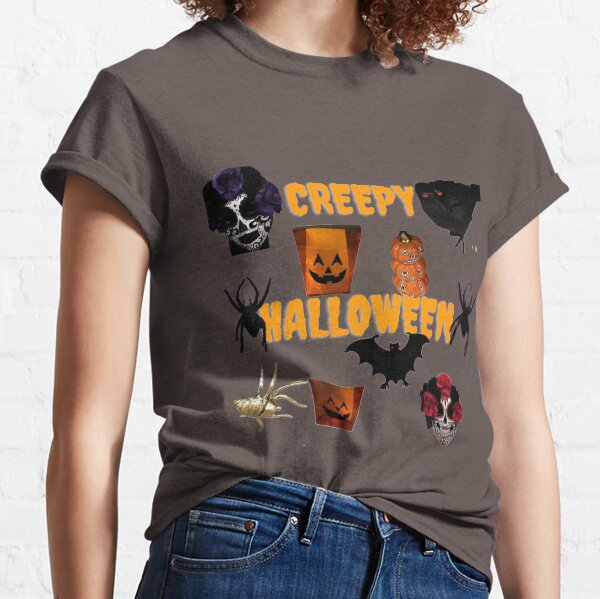Creepy Halloween Happy Halloween Classic T-Shirt