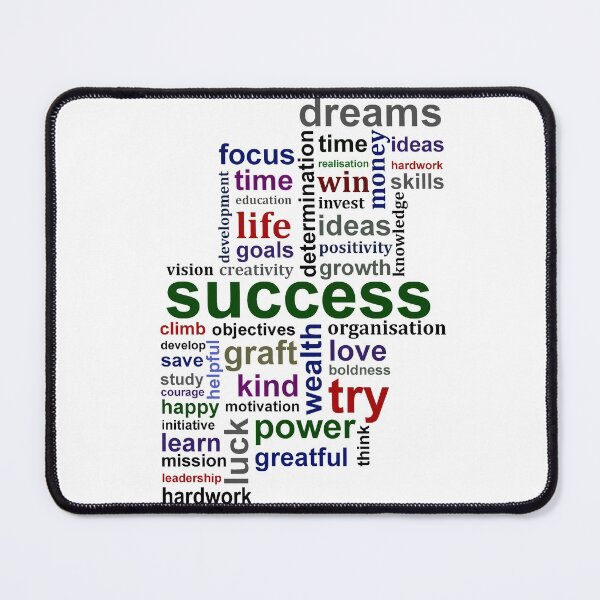 Item preview, The Way To Success - Motivation Quotes Inspirational Words Text Art designed and sold by anjanaartz.