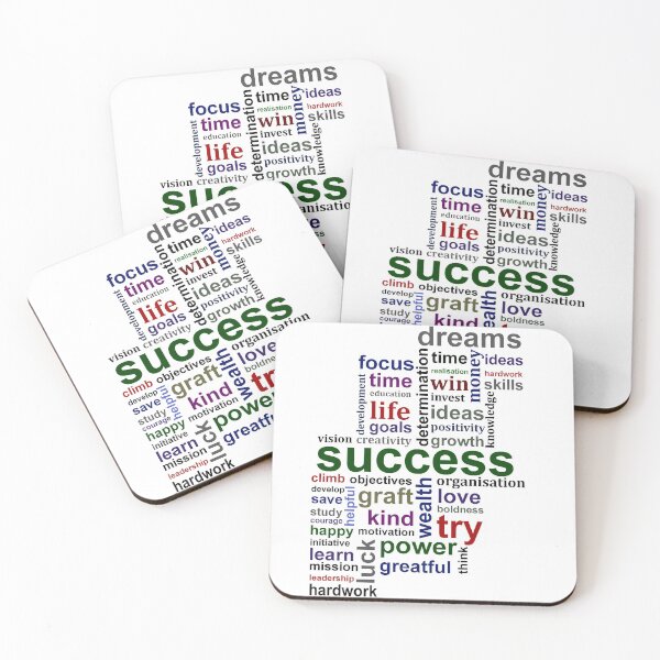 Item preview, The Way To Success - Motivation Quotes Inspirational Words Text Art designed and sold by anjanaartz.