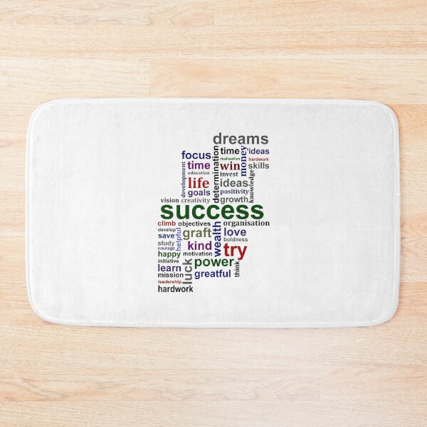Item preview, The Way To Success - Motivation Quotes Inspirational Words Text Art designed and sold by anjanaartz.