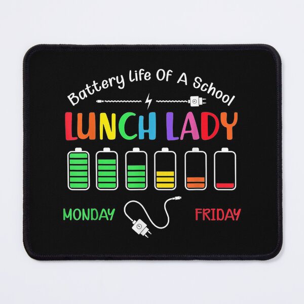 Item preview, Battery Life Of A School Lunch Lady Perfect Men Women designed and sold by Odertwahlgren.