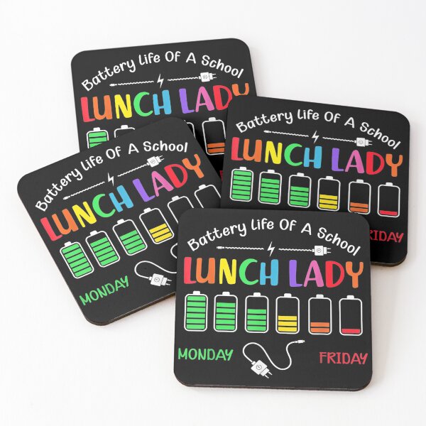 Item preview, Battery Life Of A School Lunch Lady Perfect Men Women designed and sold by Odertwahlgren.