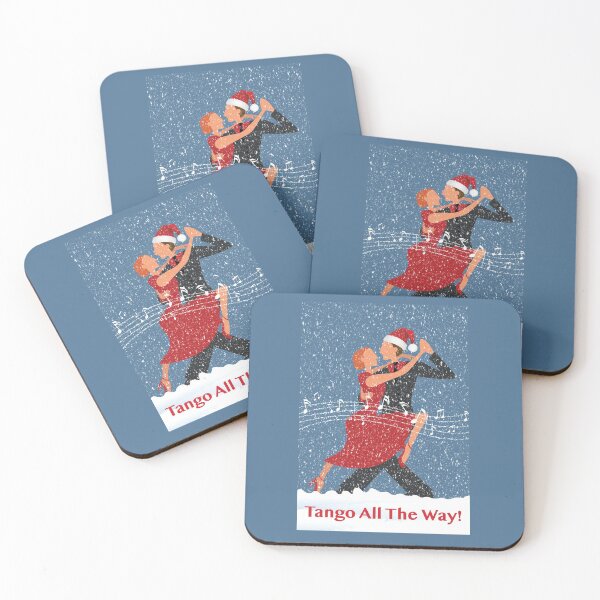 Item preview, Tango All The Way Christmas Tango Dancers in Snow designed and sold by infinitetango.