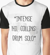 Intense Phil Collins Drum Solo Graphic T-Shirt