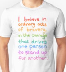 Ordinary Acts of Bravery - Divergent Quote Unisex T-Shirt