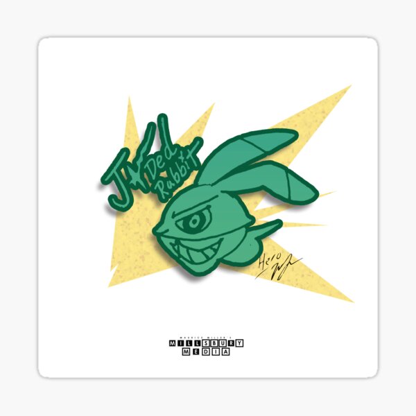 Jaded Rabbit Green Icon Sticker