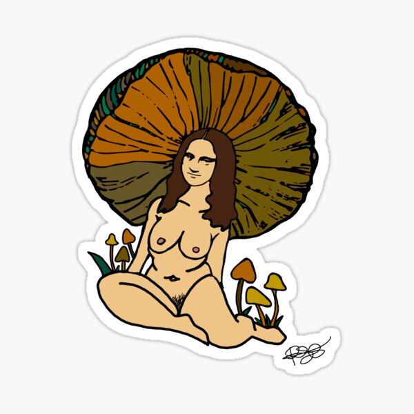 Mona’s mushroom Sticker