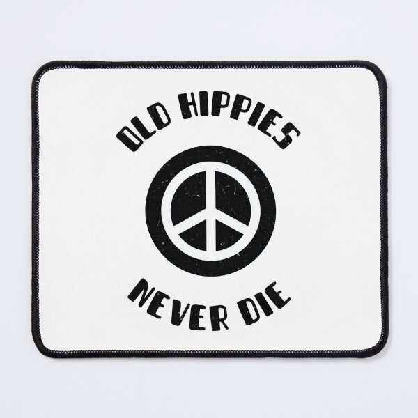 Item preview, Old Hippies Never Die designed and sold by Yhmikian.