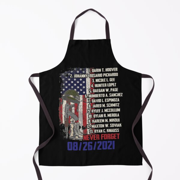 Item preview, Never Forget Of Fallen Soldiers 13 Heroes Name 08 26 2021 Shirt designed and sold by georgiab491mic.