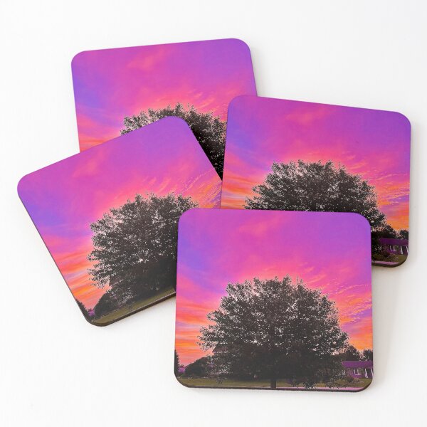 Item preview, Tree with orange and purple sky designed and sold by allicatcorreia.