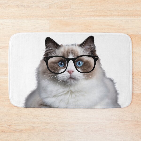 Item preview, Reading Nerdy Cat Portrait designed and sold by Coczzi.