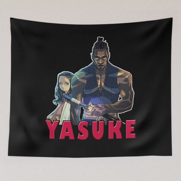 Item preview, Retro Black Samurai Yasuke Anime designed and sold by DavidWilliam2.