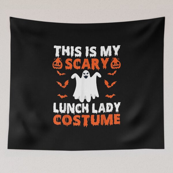 Item preview, Scary Halloween Lunch Lady Costume Halloween Ghost Women designed and sold by Odertwahlgren.