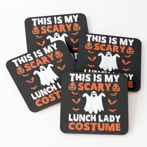 Artikelvorschau, Scary Halloween Lunch Lady Kostüm Halloween Ghost Women entworfen und verkauft von Odertwahlgren.