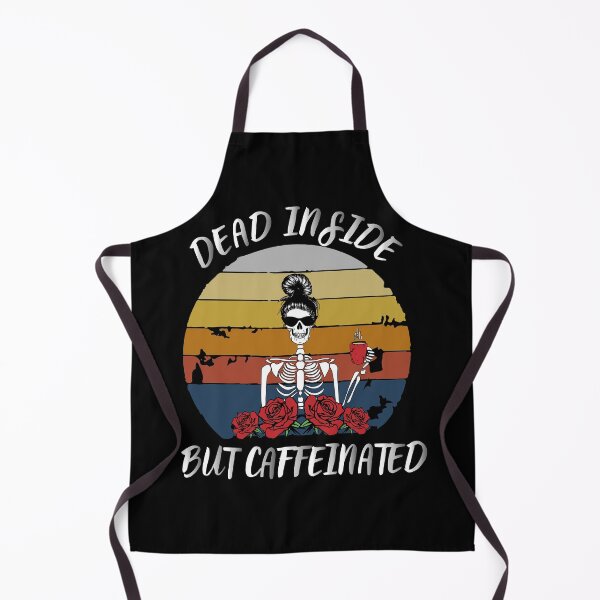 Item preview, Dead Inside But Caffeinated Skeleton shirt designed and sold by SukanyaShop.