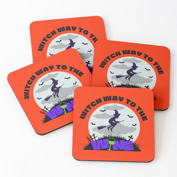 Item preview, witch way to the wine designed and sold by Hey-Nice-Shirt.