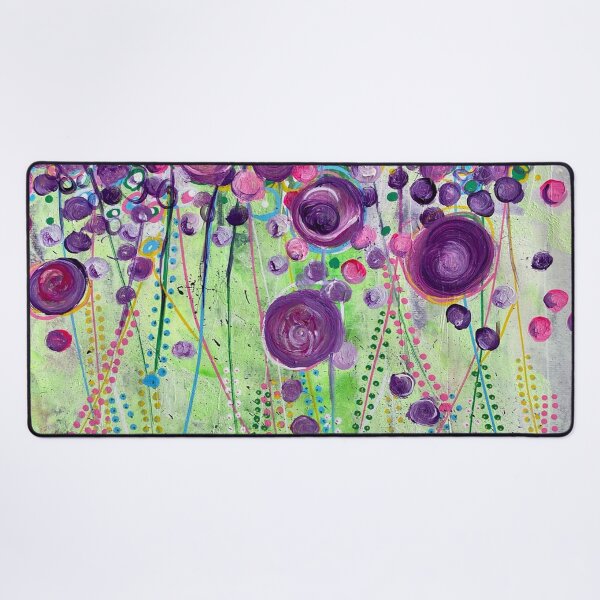 “Wisteria” by Margo Humphries Desk Mat