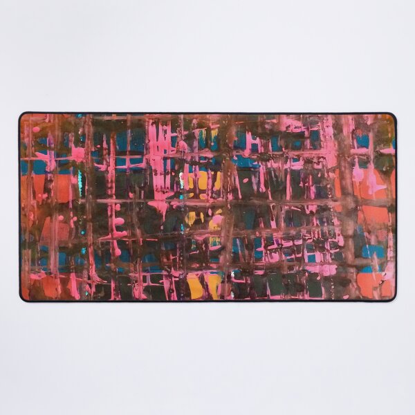Scrambled by Margo Humphries Desk Mat