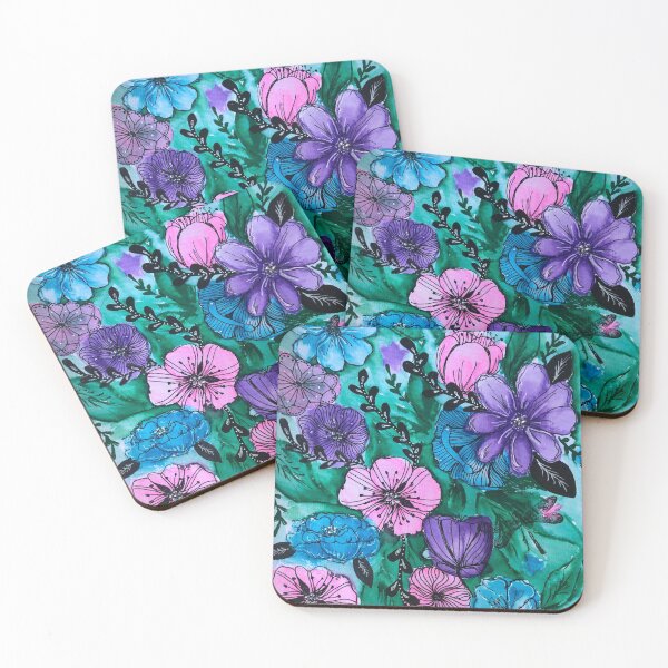Item preview, Pink in the Garden | Water Colour on Paper designed and sold by Misfit-Prints.