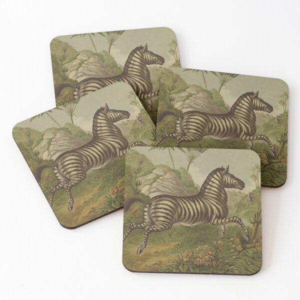 Item preview, Fabulous Vintage Zebra Illustration designed and sold by LoveVintageToo.