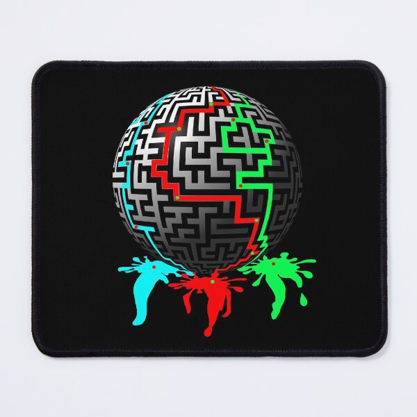 Item preview, Graphic sphere labyrinth fluorescent paint designed and sold by Astralia.