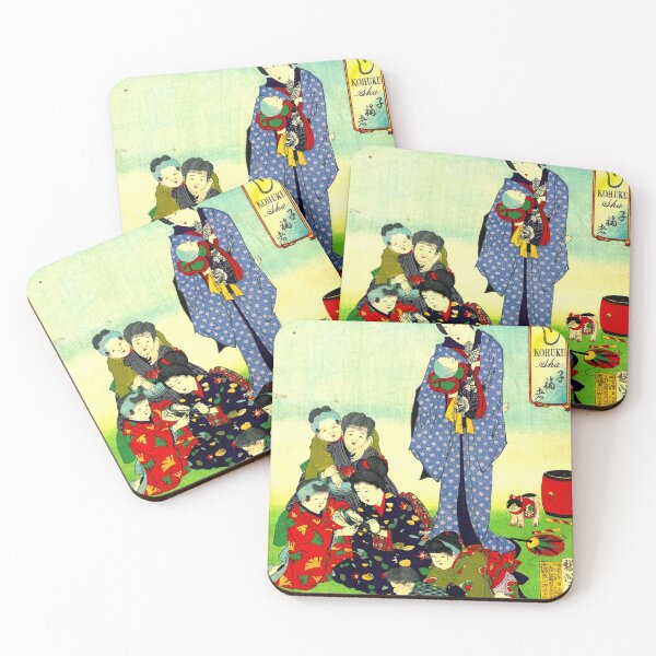 Item preview, 4 of album of 26 Japanese Woodcut Prints designed and sold by mosgol.