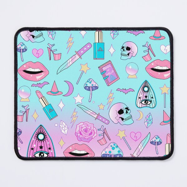 Item preview, Girly Pastel Witch Goth Pattern designed and sold by lunaelizabeth.
