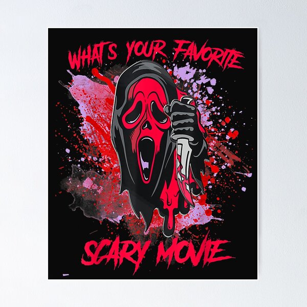 Item preview, Ghostface Scream Halloween What's Your Favorite Scary Movie T-Shirt designed and sold by Knight-Saverin.