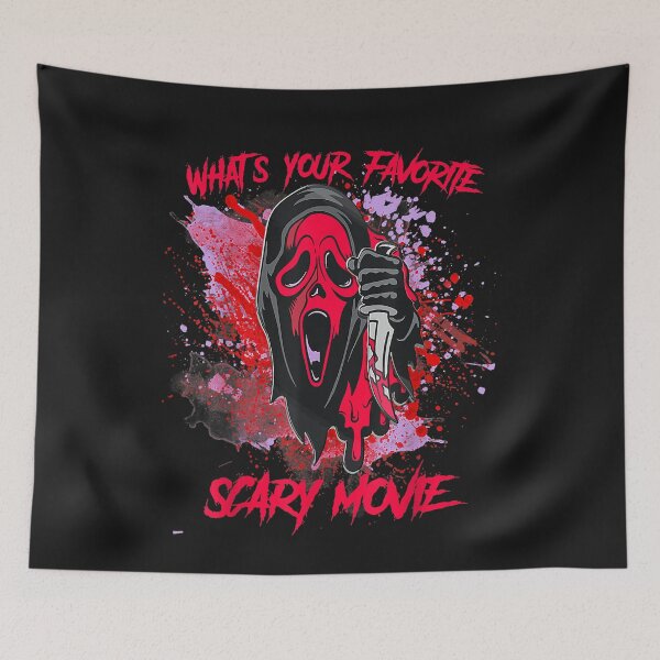 Item preview, Ghostface Scream Halloween What's Your Favorite Scary Movie T-Shirt designed and sold by Knight-Saverin.