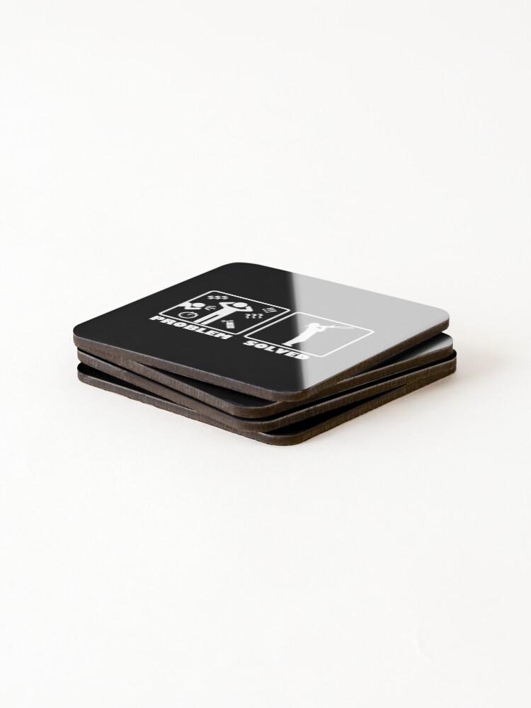 Thumbnail 4 of 5, Coasters (Set of 4), Problem Solved Trombone designed and sold by TheUnknown93.