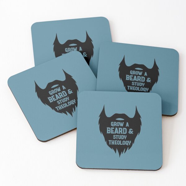 Item preview, Grow A Beard & Study Theology designed and sold by My Town Missions.