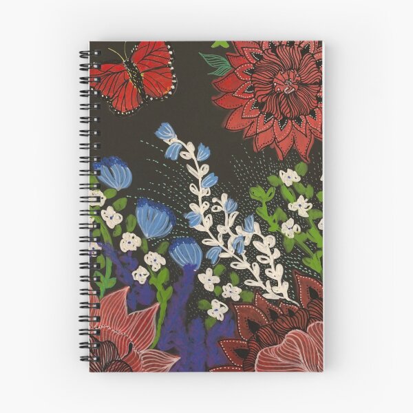 Item preview, Red Garden Delight | Acrylic on Card designed and sold by Misfit-Prints.