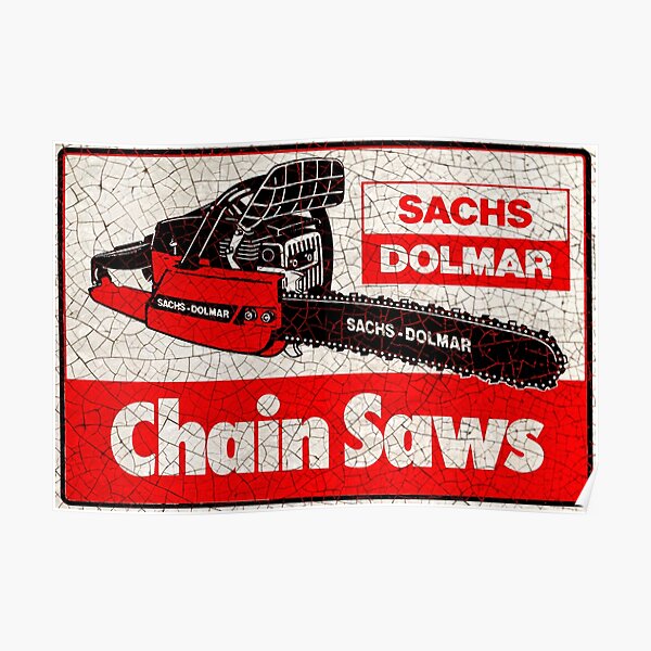 Sachs Dolmar Kettensägen Poster