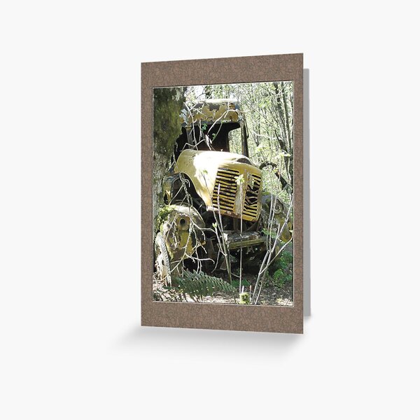 The Old Pipe Truck Greeting Card