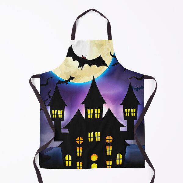 Item preview, Haunted castle in the dark night designed and sold by TheSkullArmy.