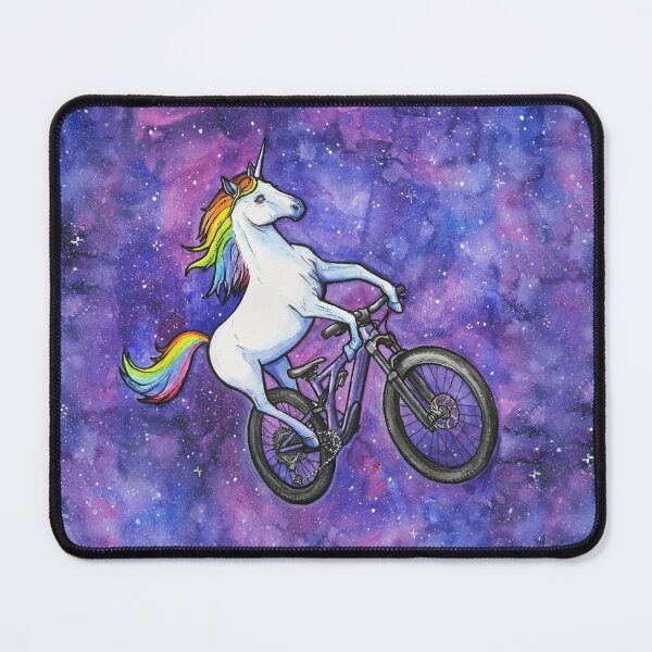 Item preview, Unicorn on Bike in Space designed and sold by Olga Shvartsur.