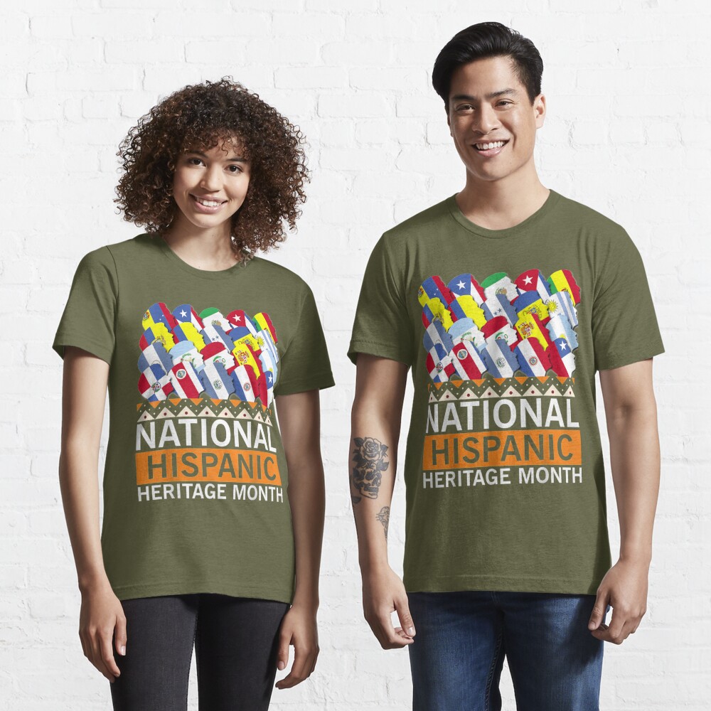 I absolutely need one of these Hispanic Heritage shirts, only