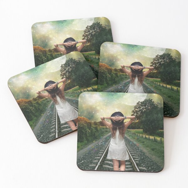 Item preview, little girl #through the way of path# Illustrator designed and sold by CNKStore.